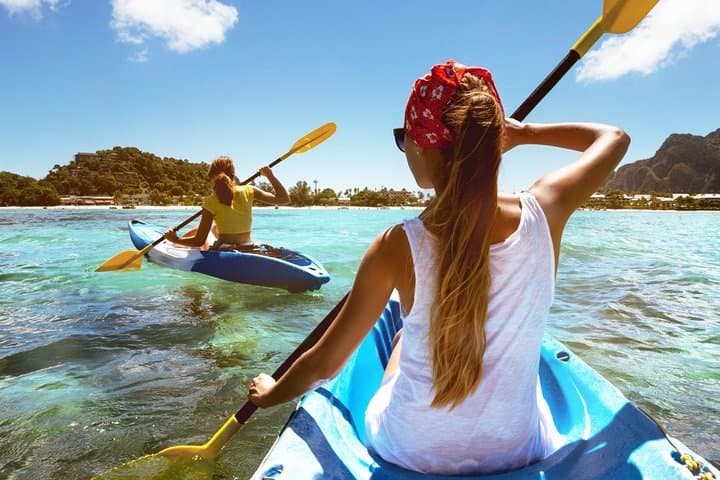 Passeio de bicicleta e Kayak SUP em Palma in Mallorca