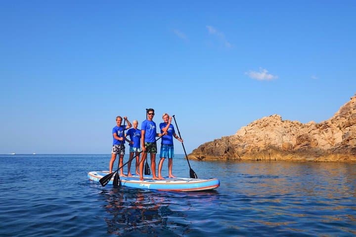 Rent our BIG SUP in Sant Elm and enjoy giggly moments on the sea photo highlight 1