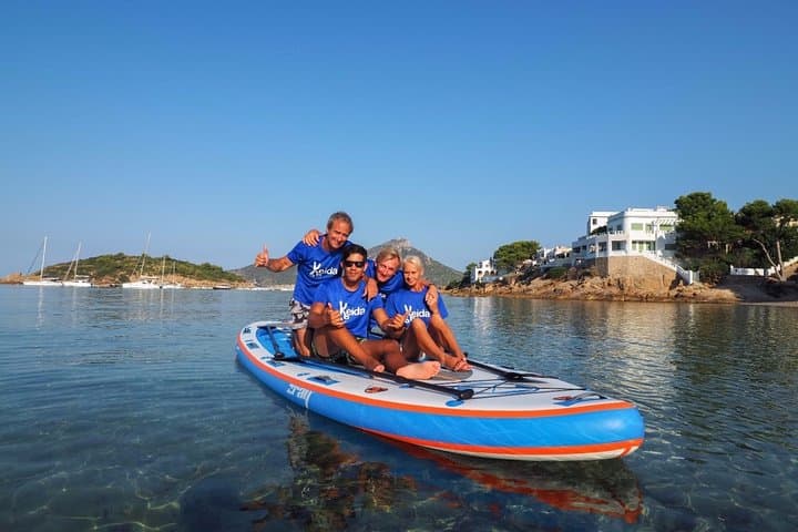 Rent our BIG SUP in Sant Elm and enjoy giggly moments on the sea photo highlight 4