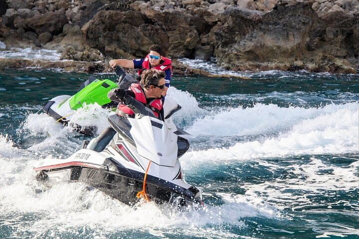 Jet ski along Alcudia Beach photo highlight 1