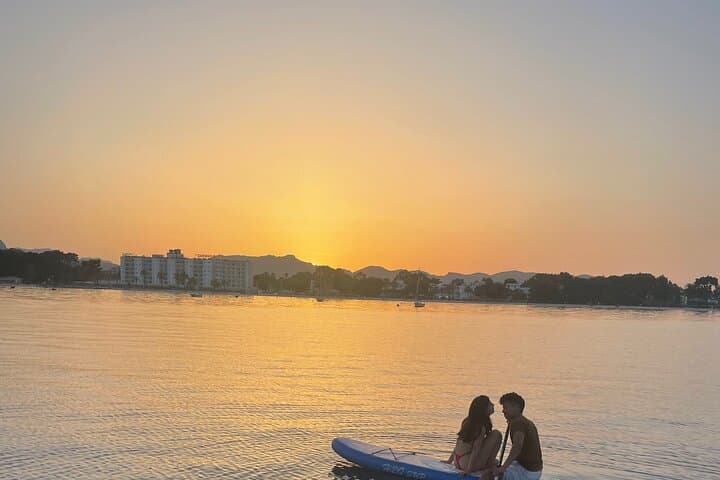 Sunset & Cava 3hr Drinks SUP & Music Boat Trip - Port d'Alcudia in Mallorca
