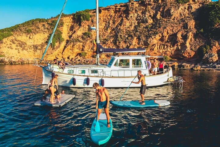 Full-Day Guided Tour by Boat with BBQ and Watertoys in Palma de Mallorca photo highlight 1