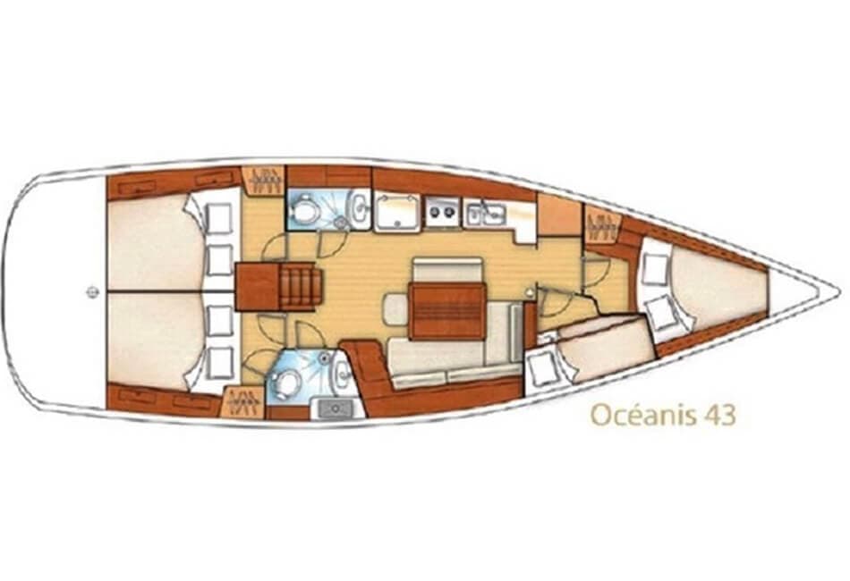 43 Ft Oceanis Sailing Yacht AXS-2008 photo highlight 10