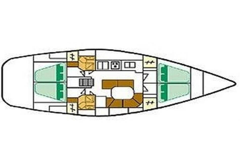 44.9 Ft Beneteau Oceanis 461 XP-2000 photo highlight 14