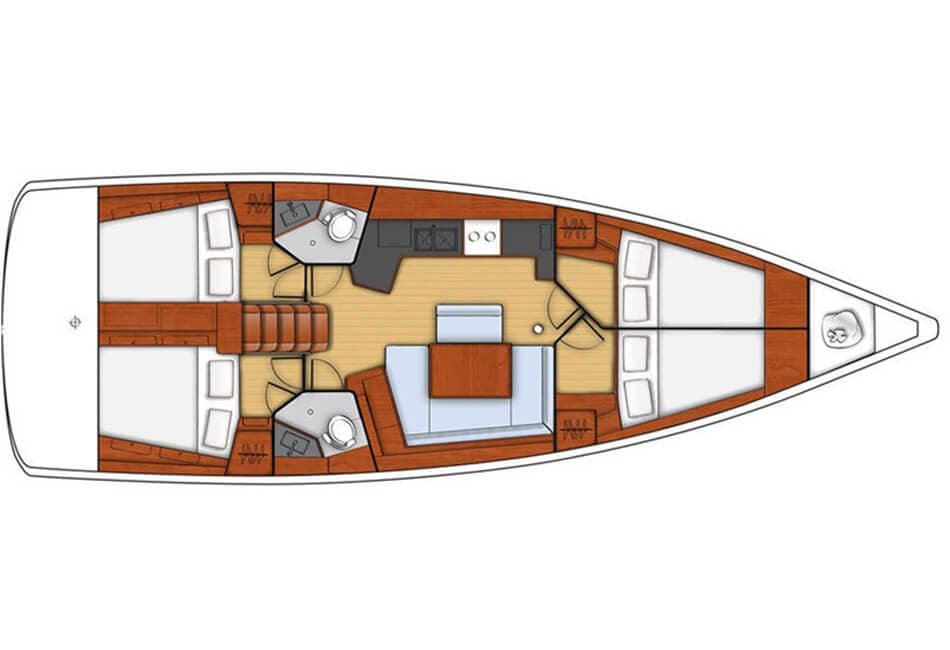 45.4 Ft Beneteau Oceanis 45 XN-2014 photo highlight 9