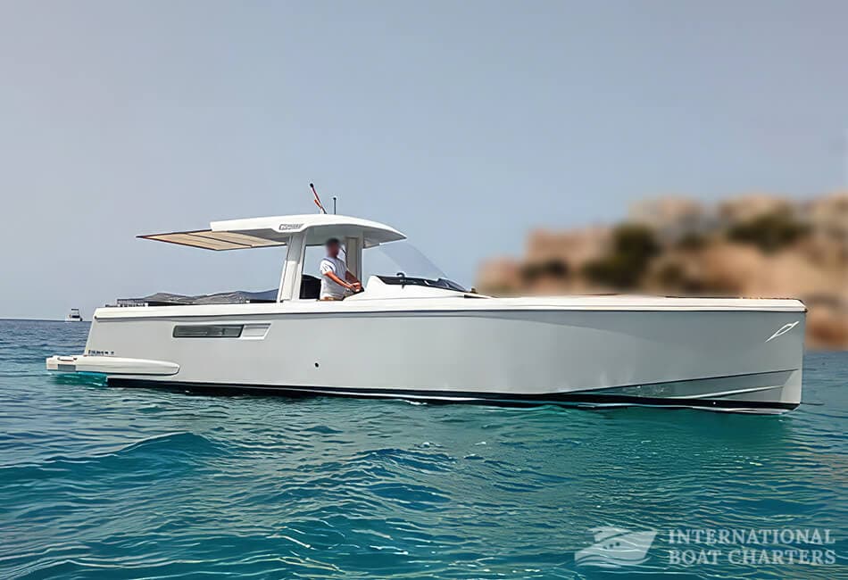 12.1m/39.7ft Fjord 38 Open Luxury Boat available for charter