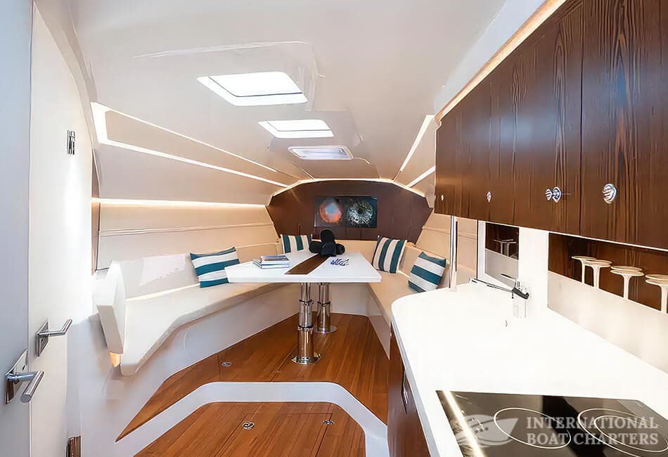 45.6ft/13.91m Frauscher 1414 Demon Luxury Yacht fotografia s najzaujímavejšími detailmi 8