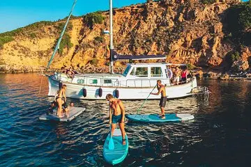 Full-Day Guided Tour by Boat with BBQ and Watertoys in Palma de Mallorca in destination
